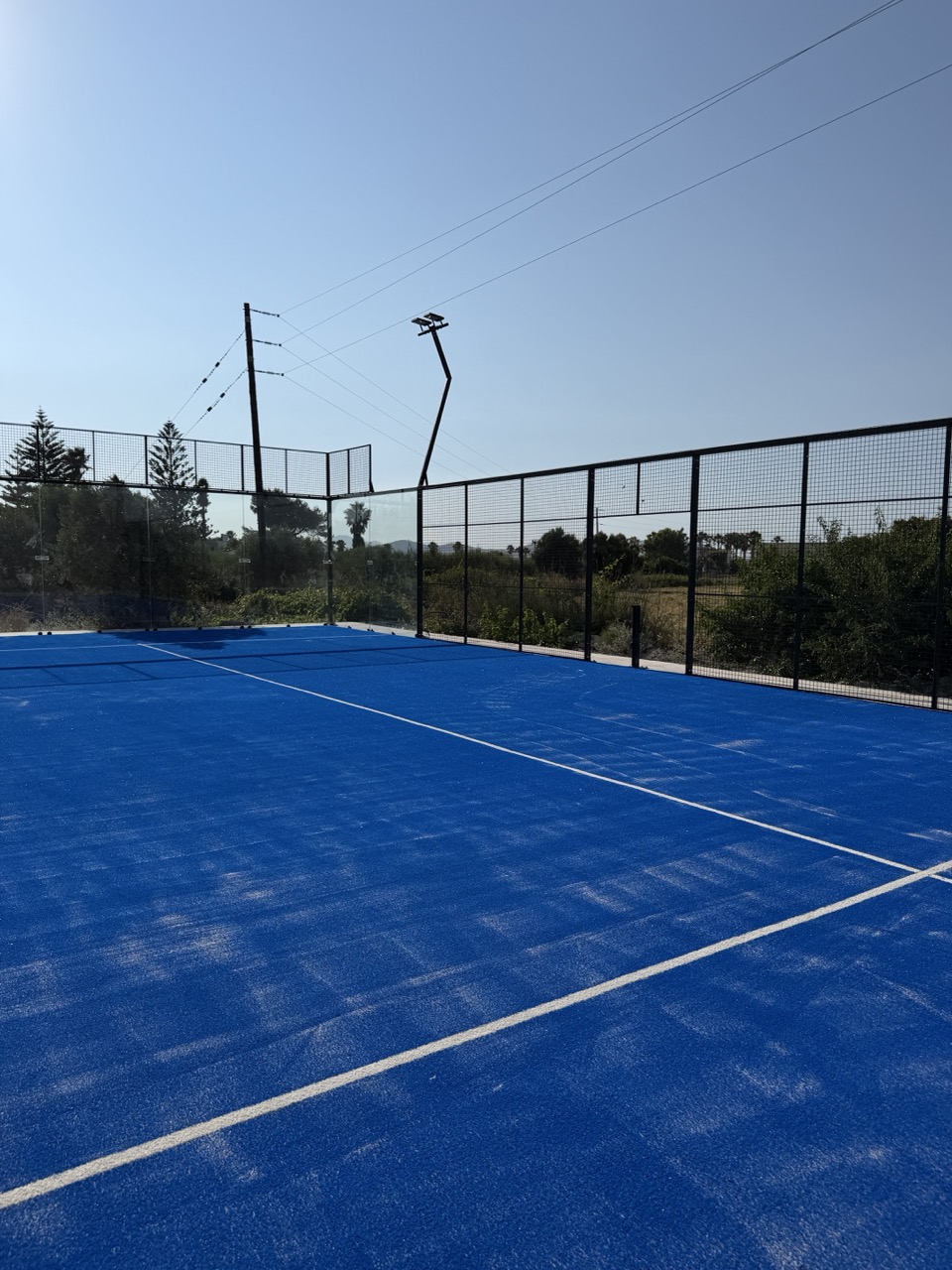 TAF Villas Padel court in Tigaki, Kos